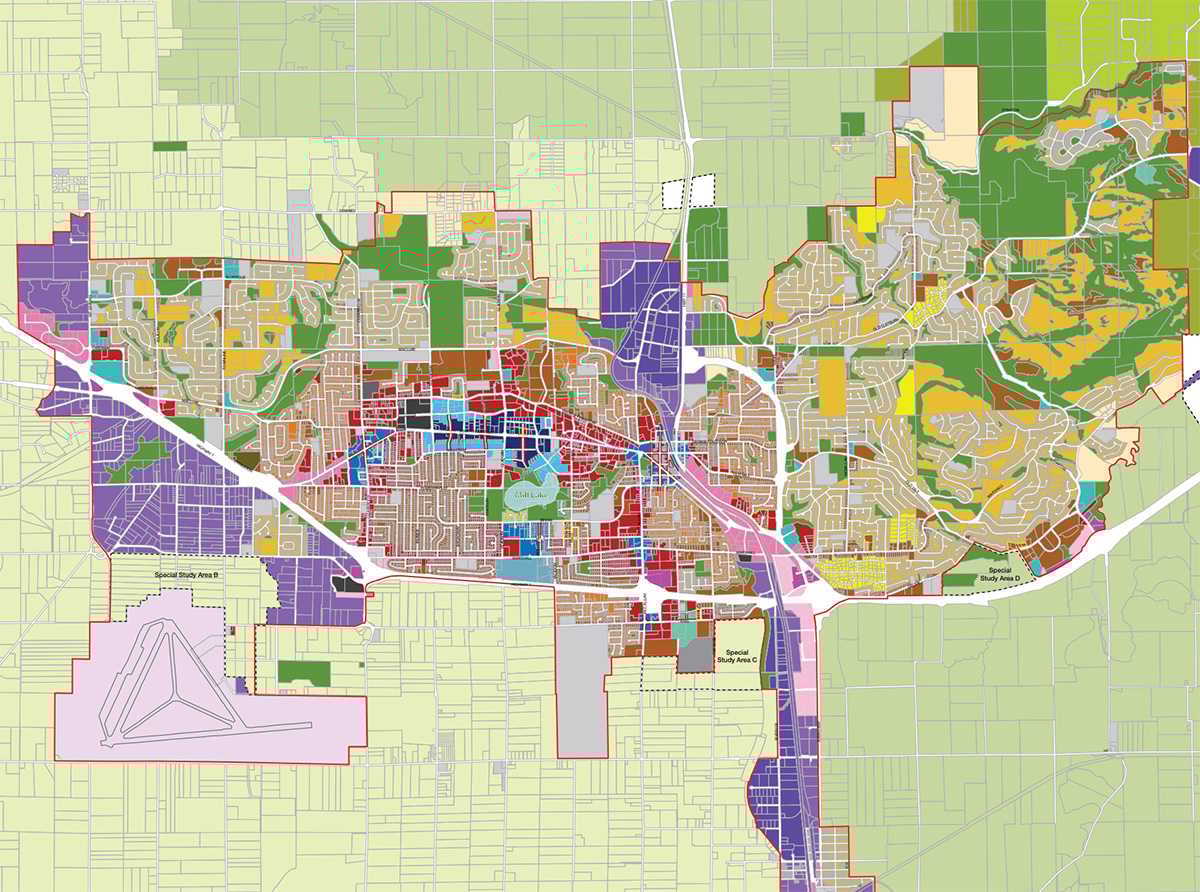 Abbotsford land use map